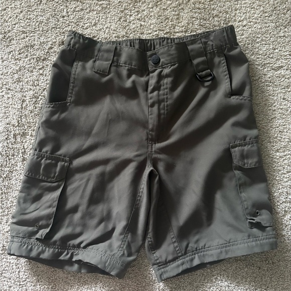 Youth Boy Scouts of America Olive Uniform Cargo Shorts - Size Large - Picture 1 of 4